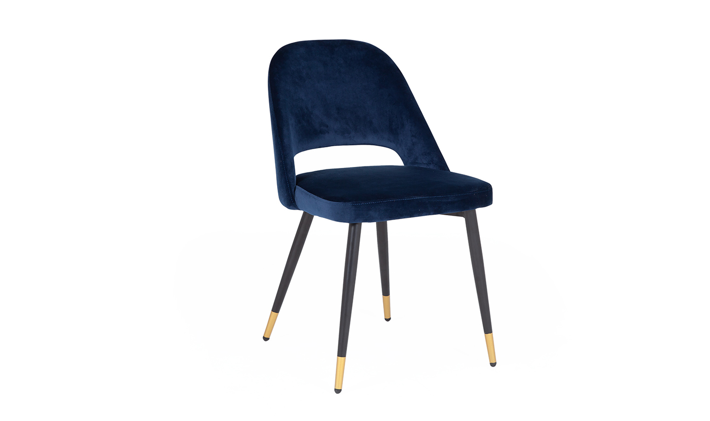 Vida Living Brianna Navy Dining Chair in Pair
