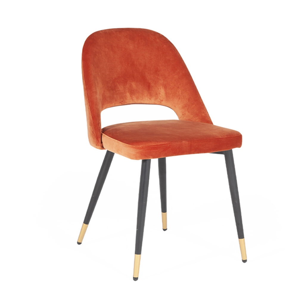 Brianna Dining Chair Rust Square