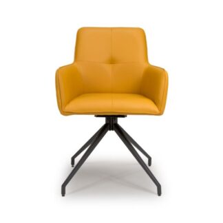 Furniture Link NIX Swivel 2x Chair – Ochre