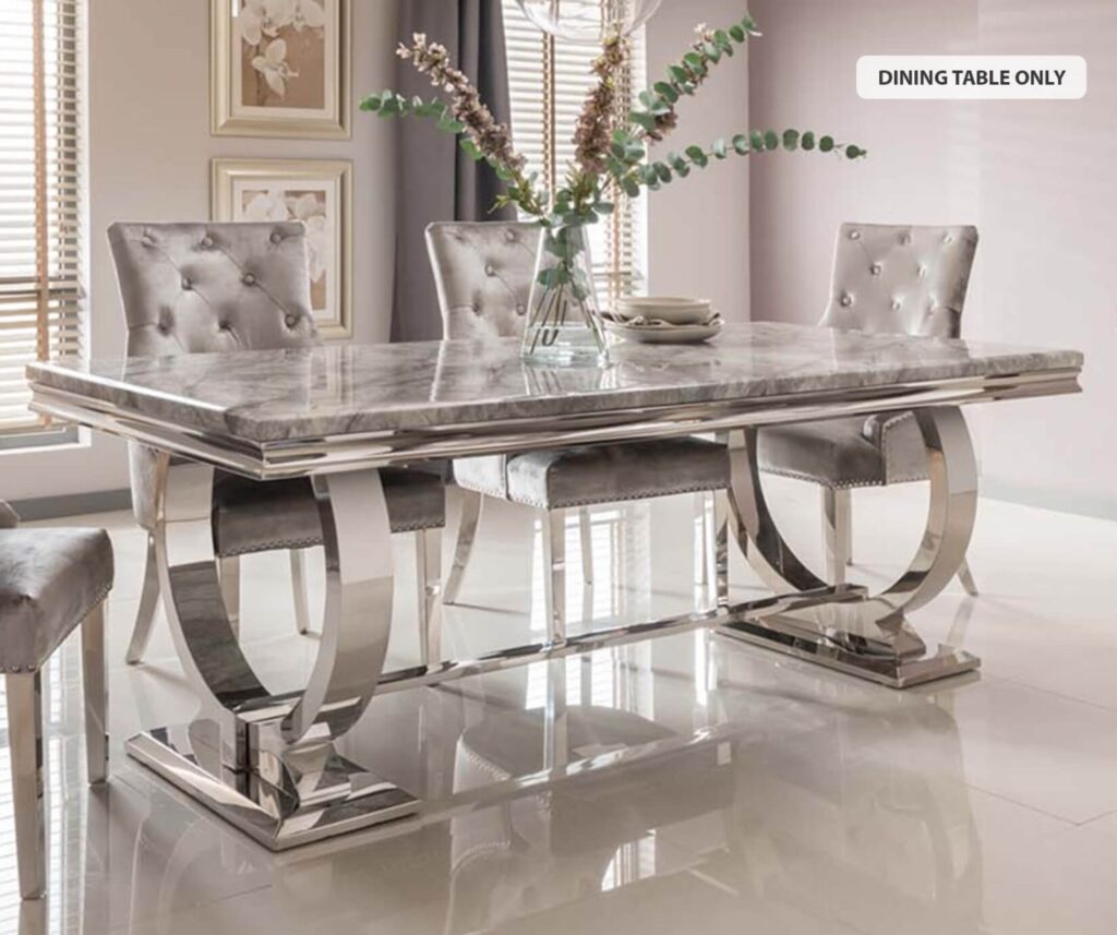 Arianna dining table 1800 grey