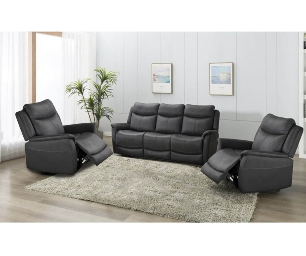 Furniture line arizona slate fabric 3 1 1 sofa set