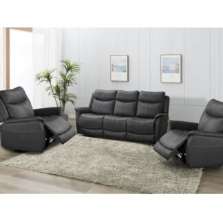 Furniture Link Arizona Slate Fabric 3+1+1 Sofa Set