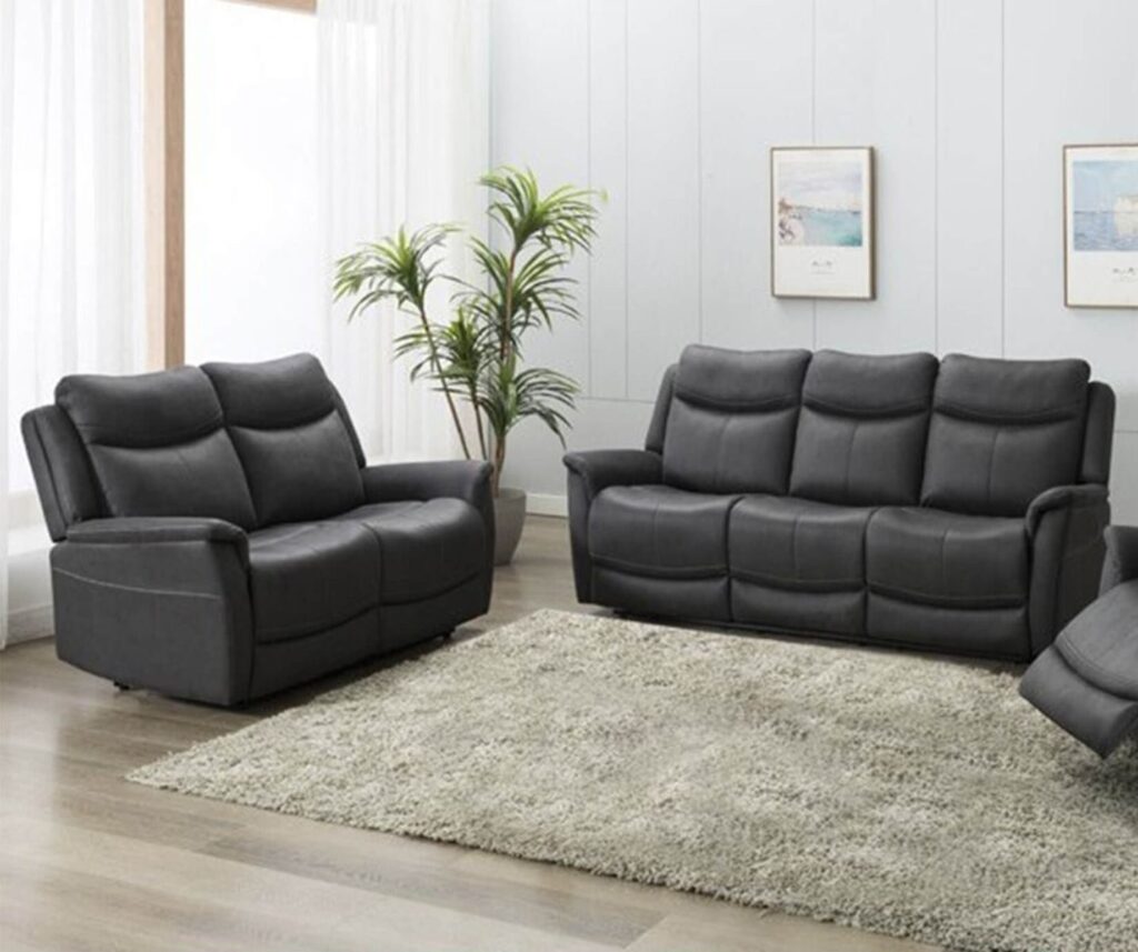 Furniture line arizona slate fabric 3 2 sofa set