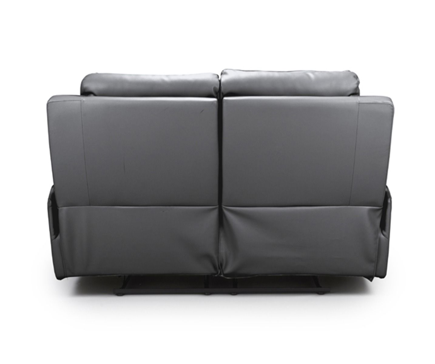 Furniture Link Enzo Grey Leather Electric Recliner 2 Seater Sofa - Image 6