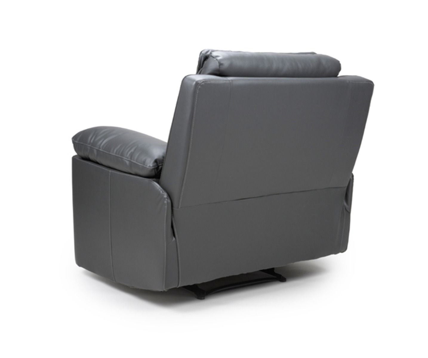 Furniture Link Enzo Grey Leather Electric Recliner Armchair - Image 5