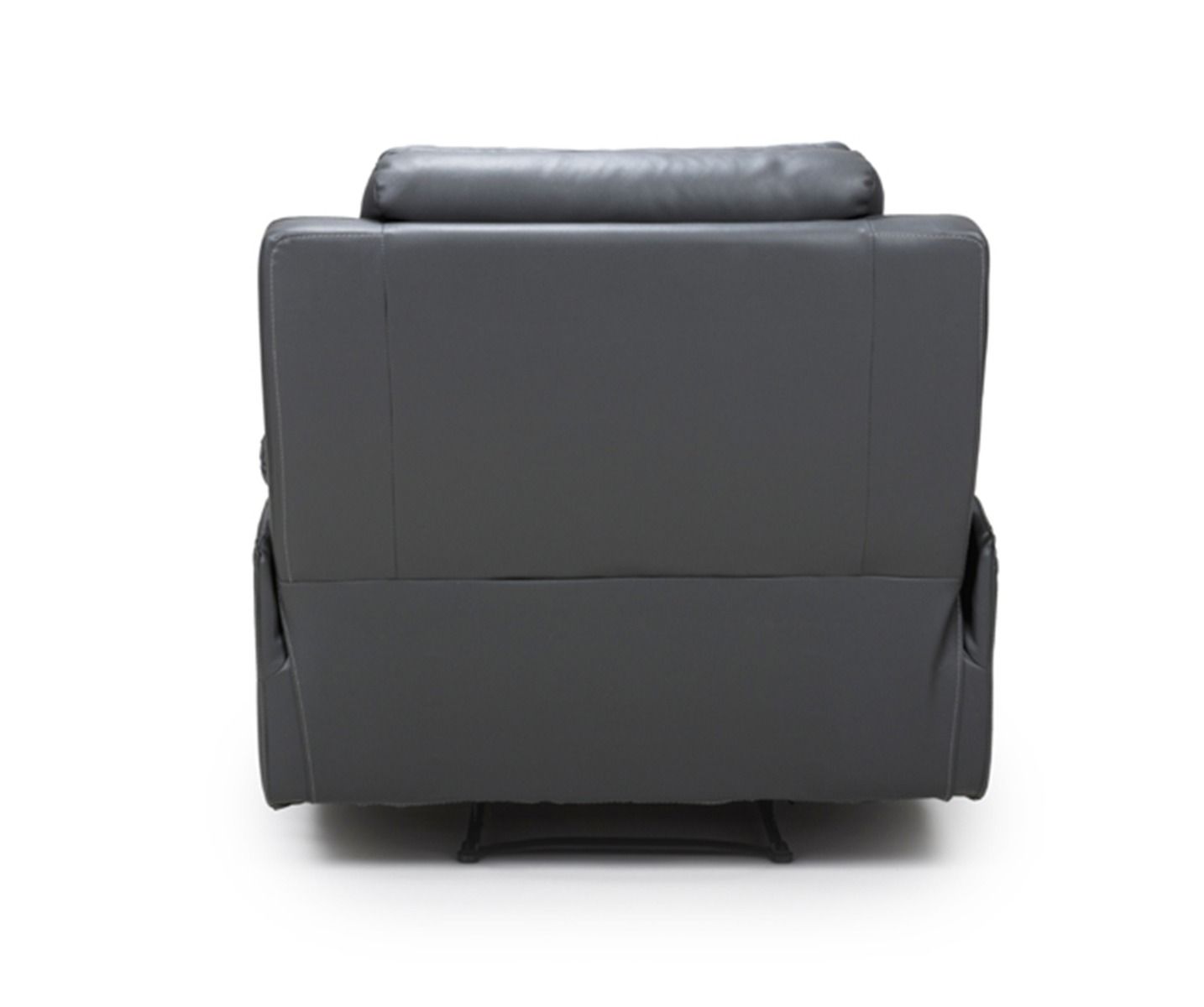 Furniture Link Enzo Grey Leather Electric Recliner Armchair - Image 4