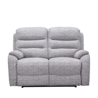 Exclusive Como Grey Fabric Power Recliner 2 Seater Sofa