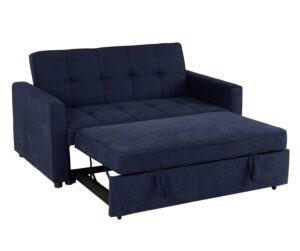 Astoria sofa bed navy blue fabric