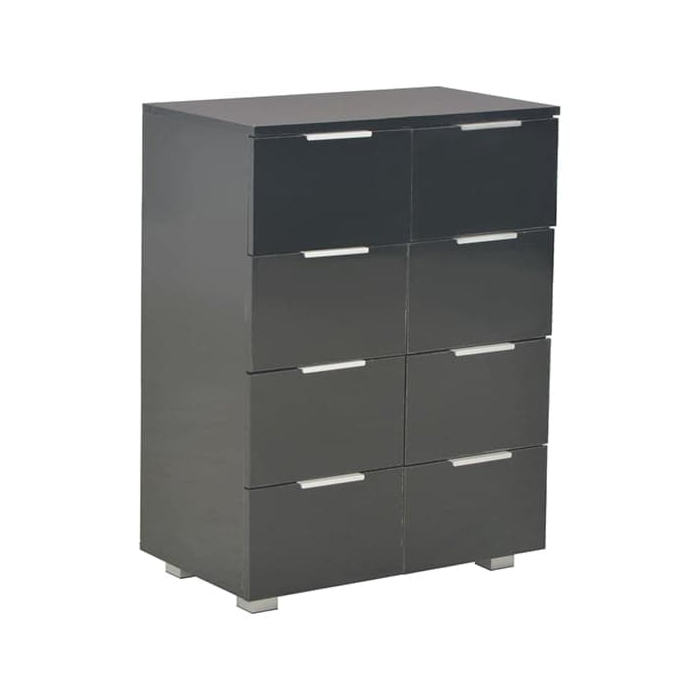 Friso High Gloss Chest Of 8 Drawers In Black Finish - Image 2