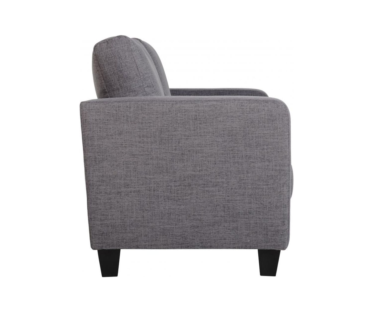 Seconique Tempo Grey Fabric 2 Seater Sofa in a Box - Image 3