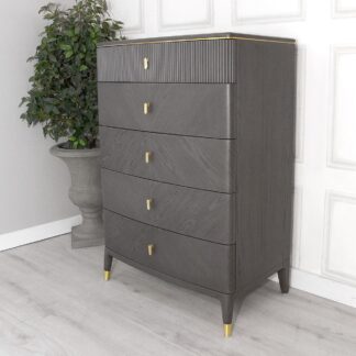 Diletta Ebony Tall Chest