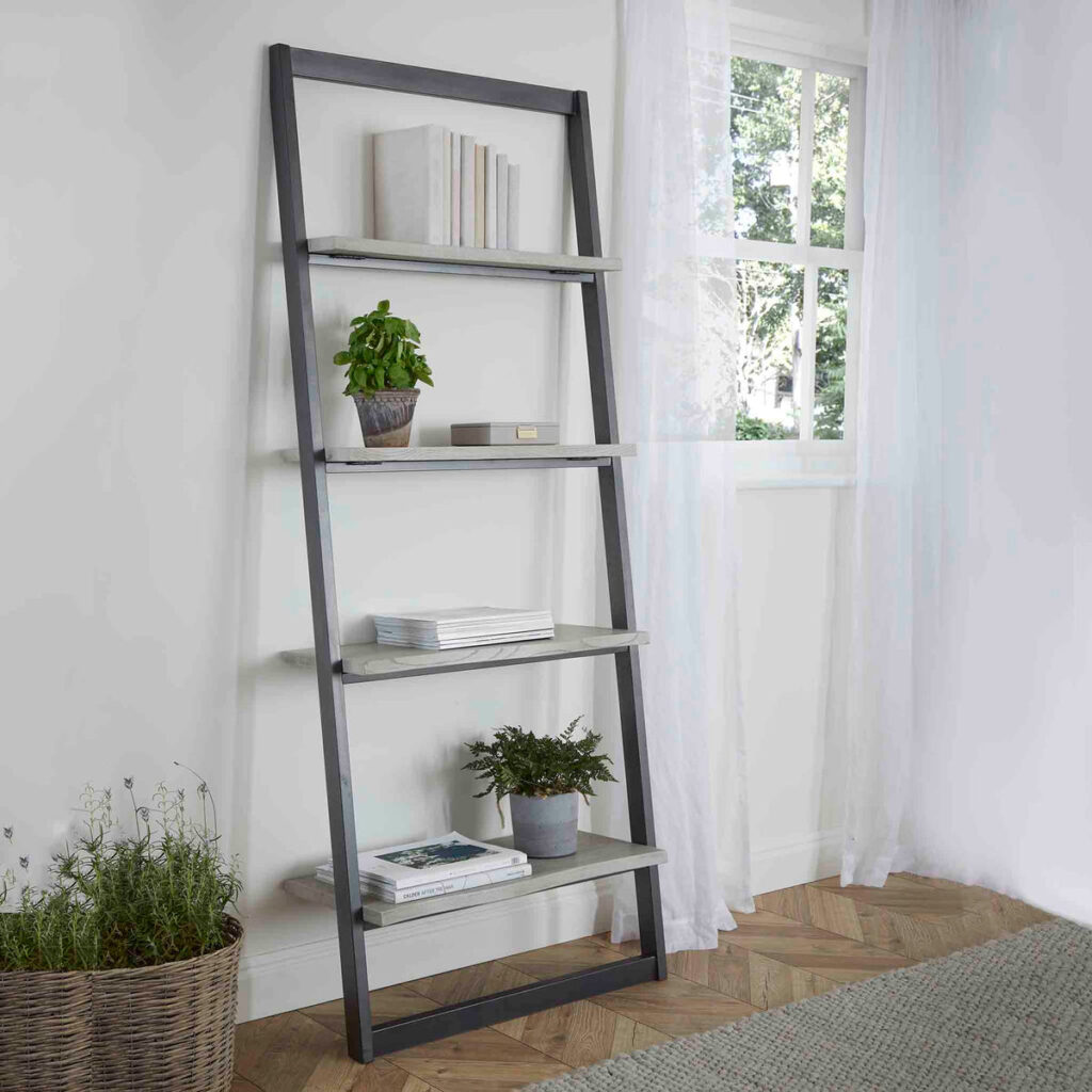 G5365 soho ladder bookcase roseland furniture 8 1625291d 3e04 42f2 b2ea 9b94ad4437d2