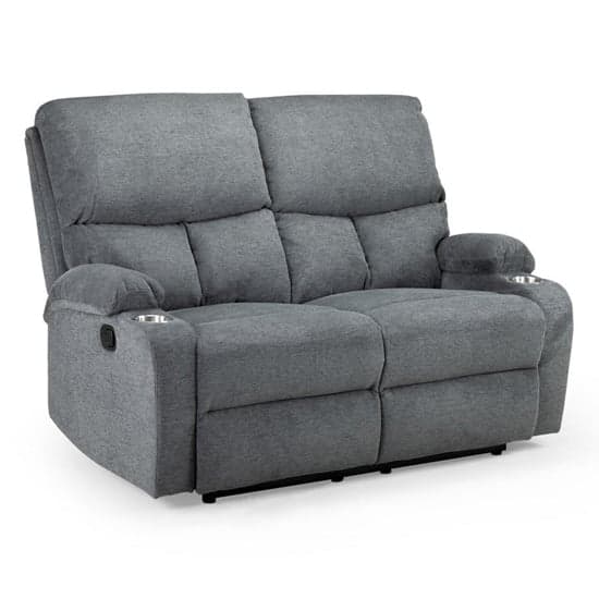 Sophia Grey Fabric Recliner 3+2 Sofa Set - Image 2