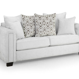 Ambrose Light Grey Fabric 3 Seater Sofa