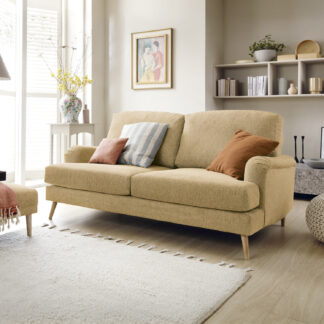 Ted Baker Harper 3 Seater Sofa in Peanut Brown