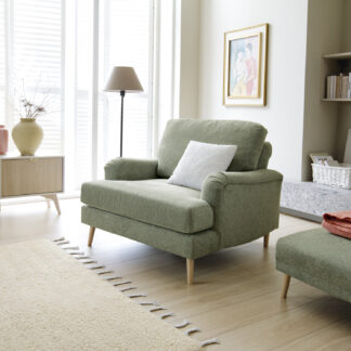 Ted Baker Harper Upholstered Armchair - Pickle Green