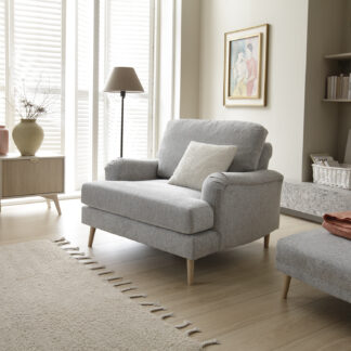 Ted Baker Harper Upholstered Armchair - Light Grey