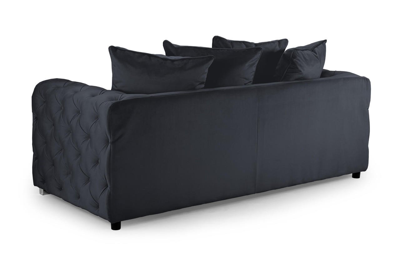 San Antonio Slate Fabric 3 Seater Sofa - Image 2