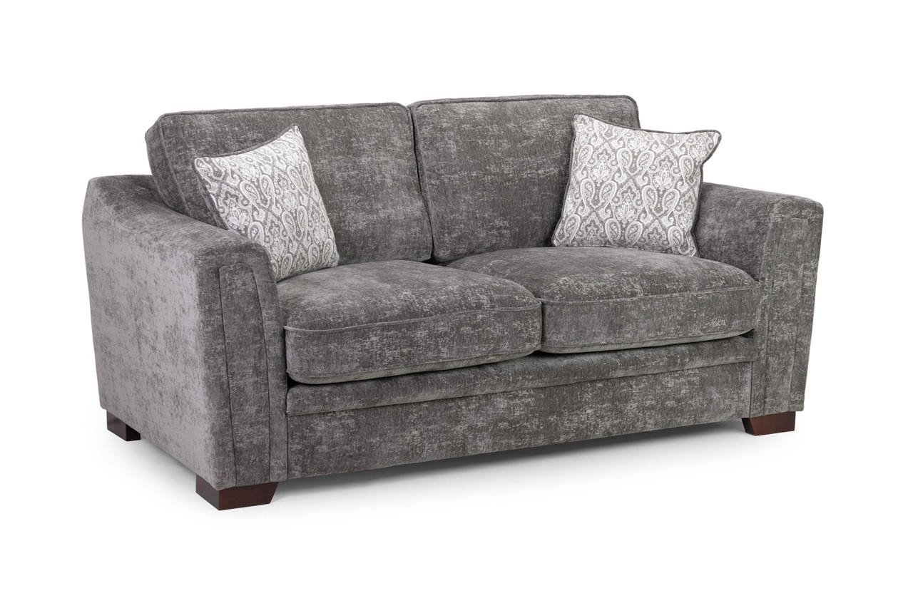 Trek Grey Fabric 2 Seater Sofa