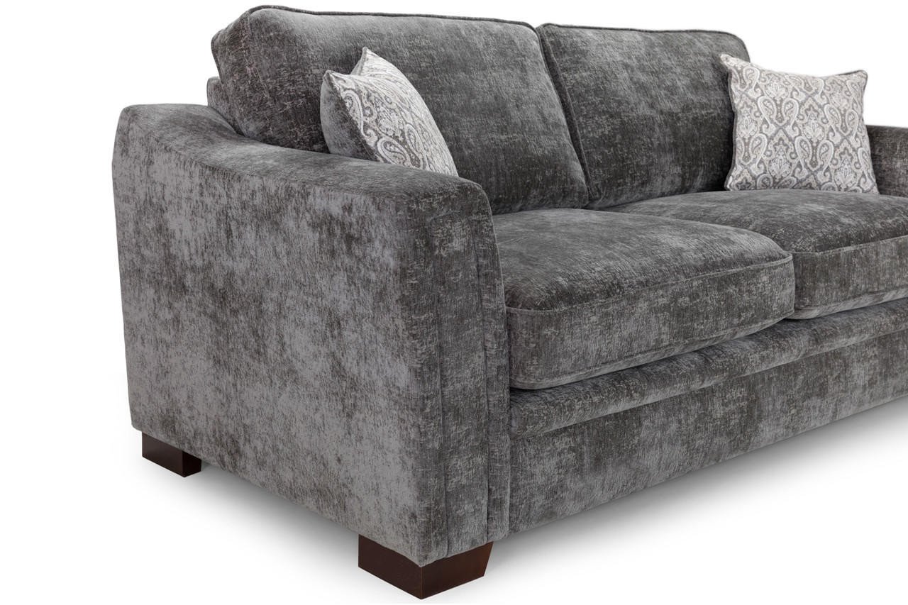 Trek Grey Fabric 3+2 Sofa Set - Image 4