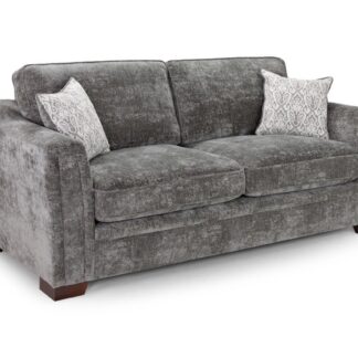 Trek Grey Fabric 3 Seater Sofa