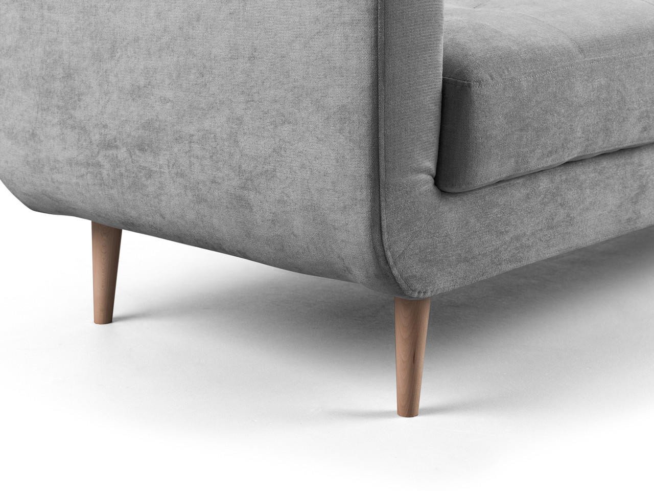 Orka Grey Fabric Armchair - Image 3
