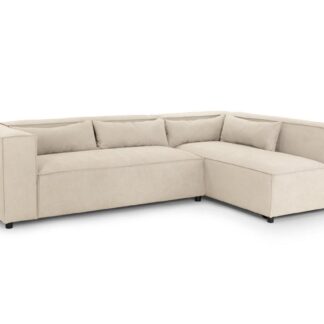 Trip Beige Fabric Universal Corner Sofa