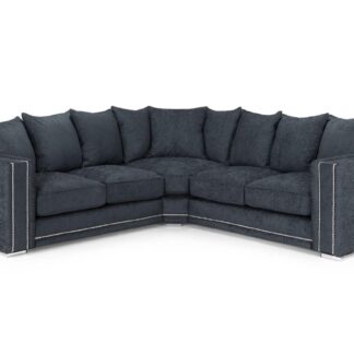 Ledbury Charcoal Fabric Large Corner Sofa