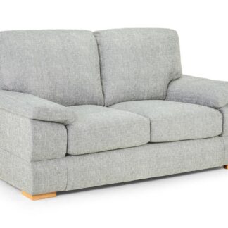 New Falcon Silver Fabric 2 Seater Sofa