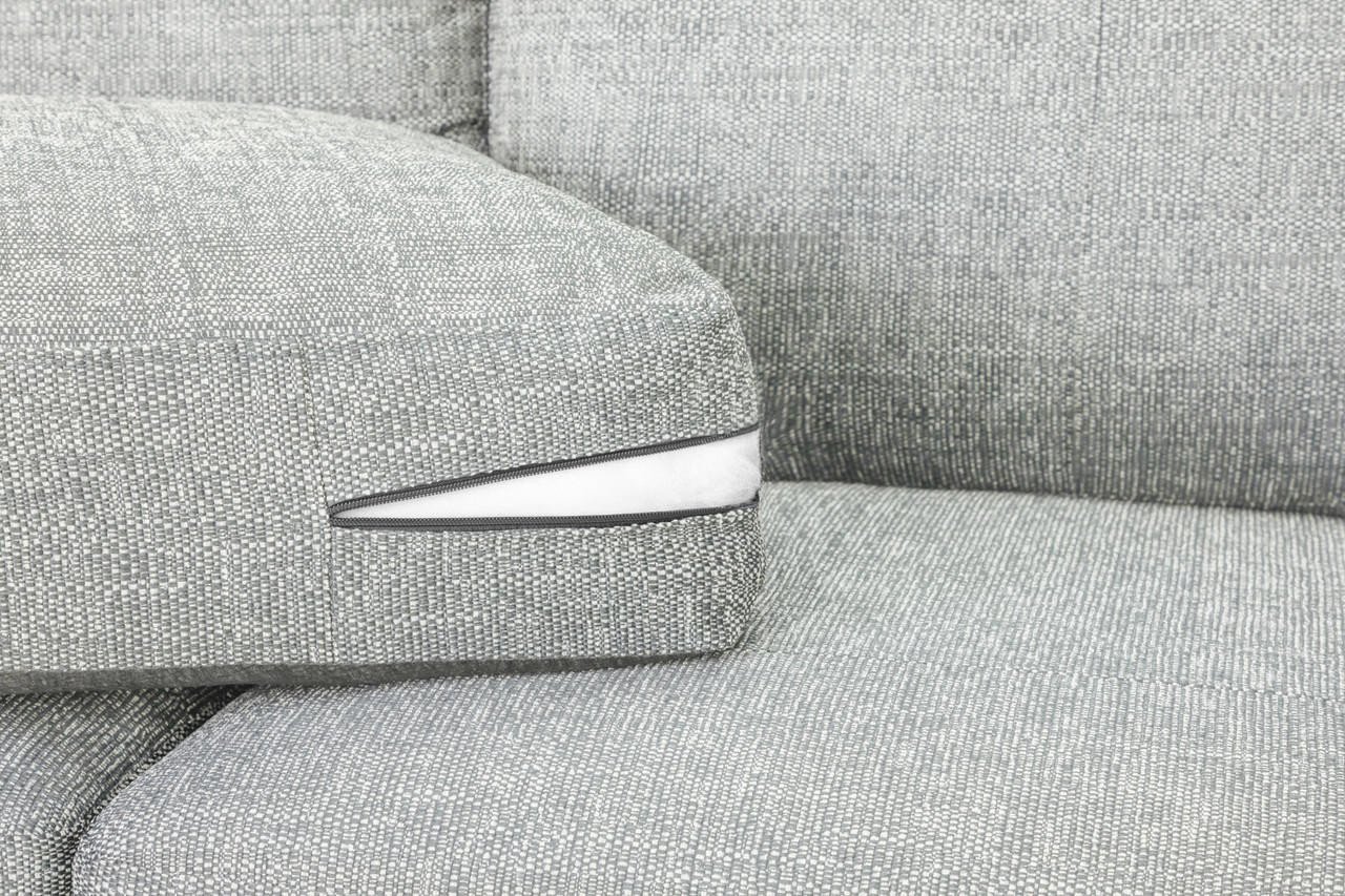 New Falcon Silver Fabric Armchair - Image 5