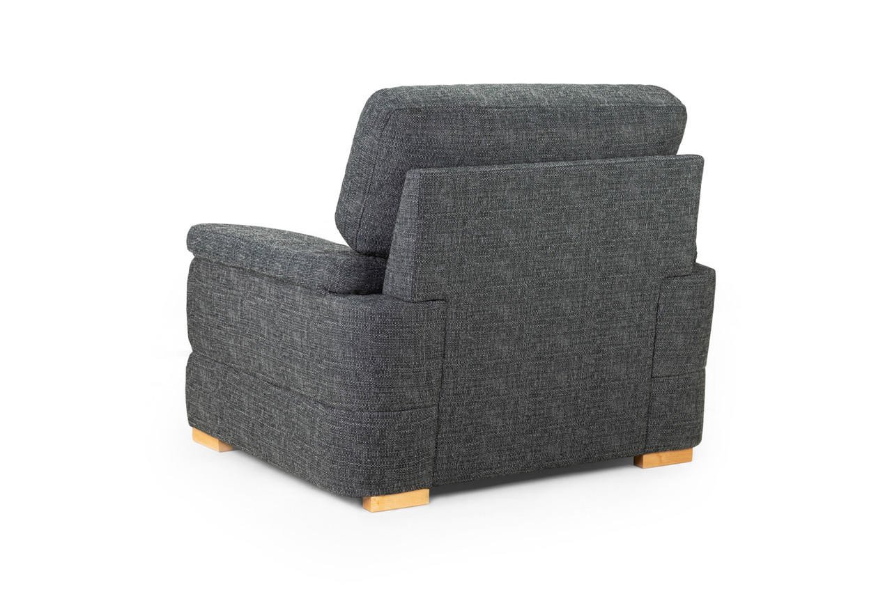 New Falcon Slate Fabric Armchair - Image 2