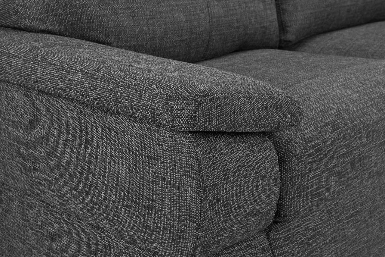 New Falcon Slate Fabric Right Hand Facing Corner Sofa - Image 4