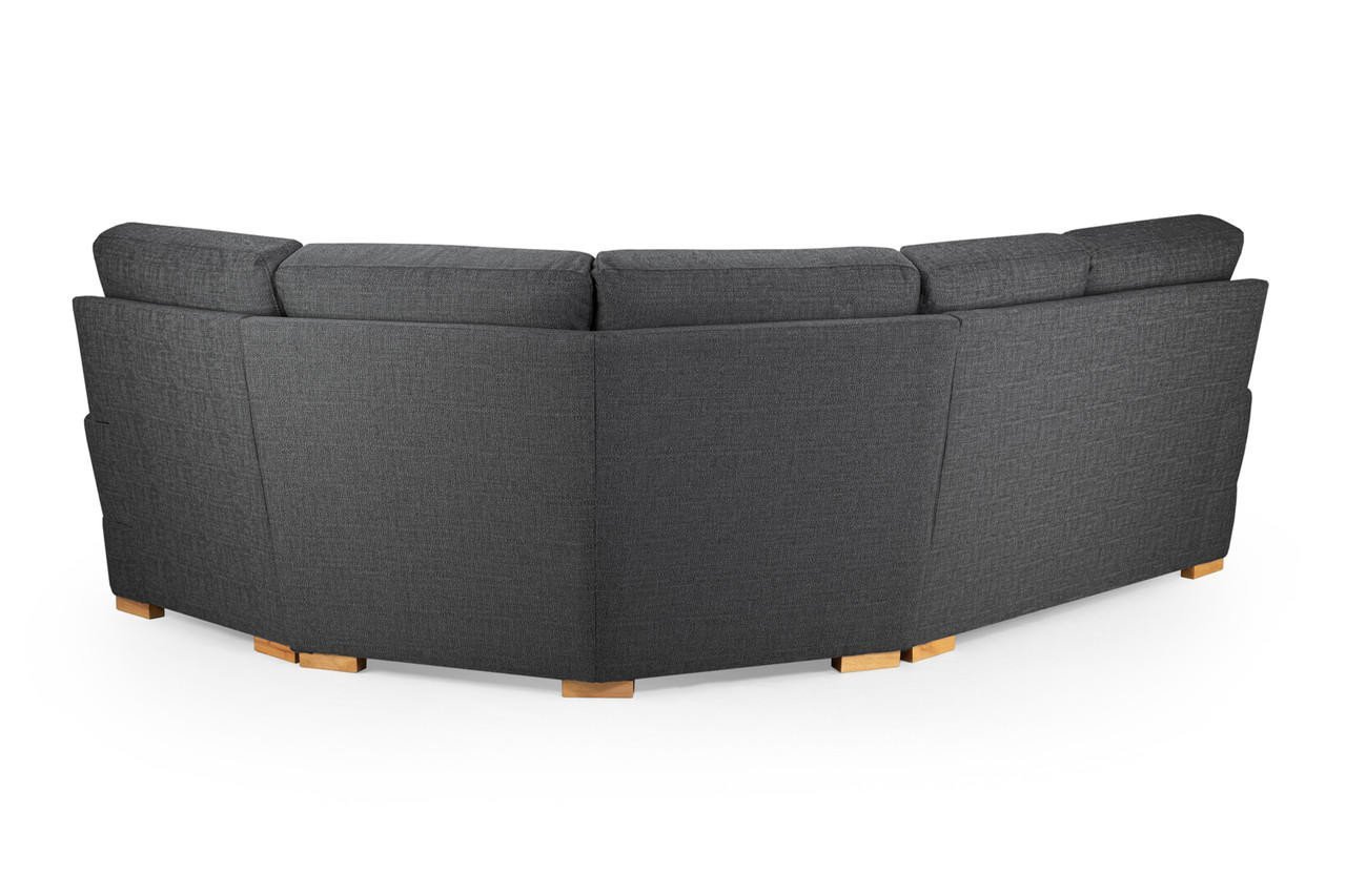New Falcon Slate Fabric Right Hand Facing Corner Sofa - Image 2