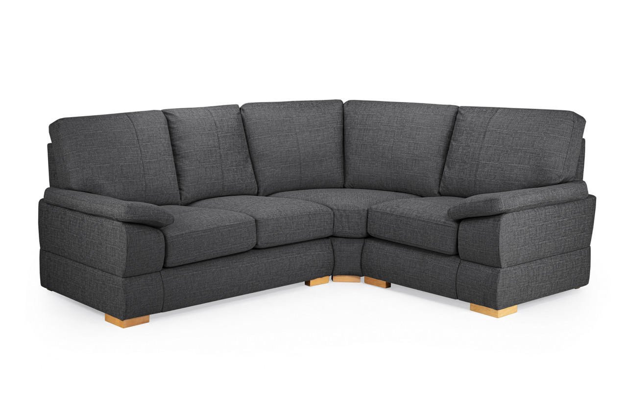 New Falcon Slate Fabric Right Hand Facing Corner Sofa