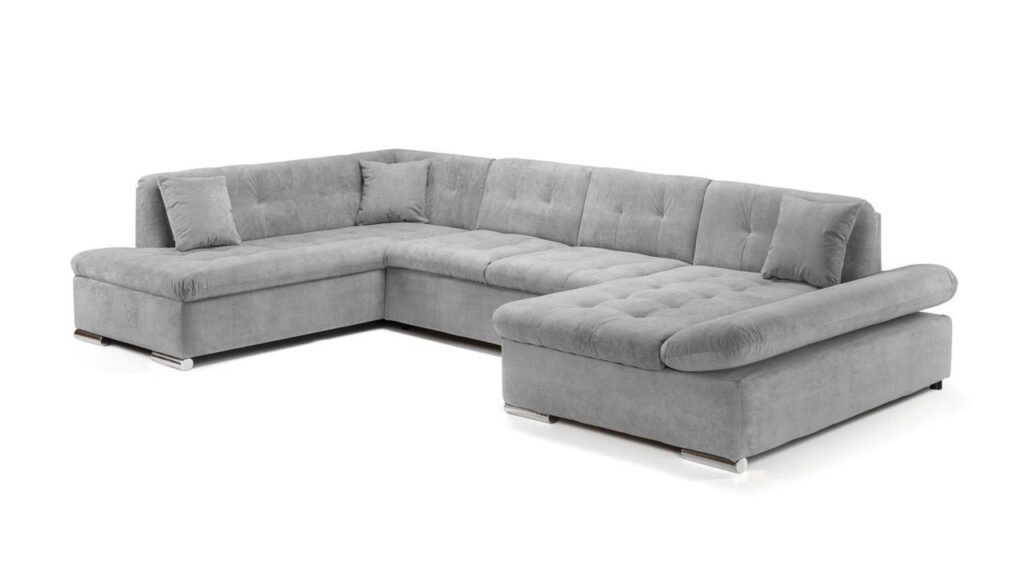 Bergen sofabed grey left hand facing u shape corner 62137.jpg