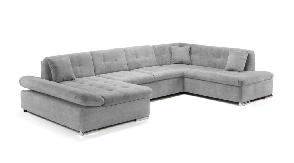 Bergen sofabed grey right hand facing u shape corner 36650.jpg