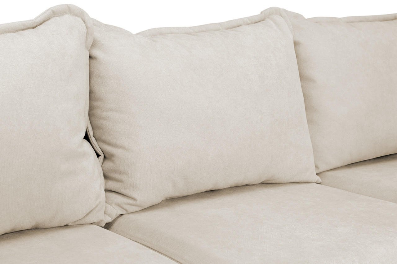 Geller Beige Fabric Right Hand Facing Corner Sofa - Image 7