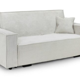 Lvalee Beige Fabric 3 Seater Sofa Bed