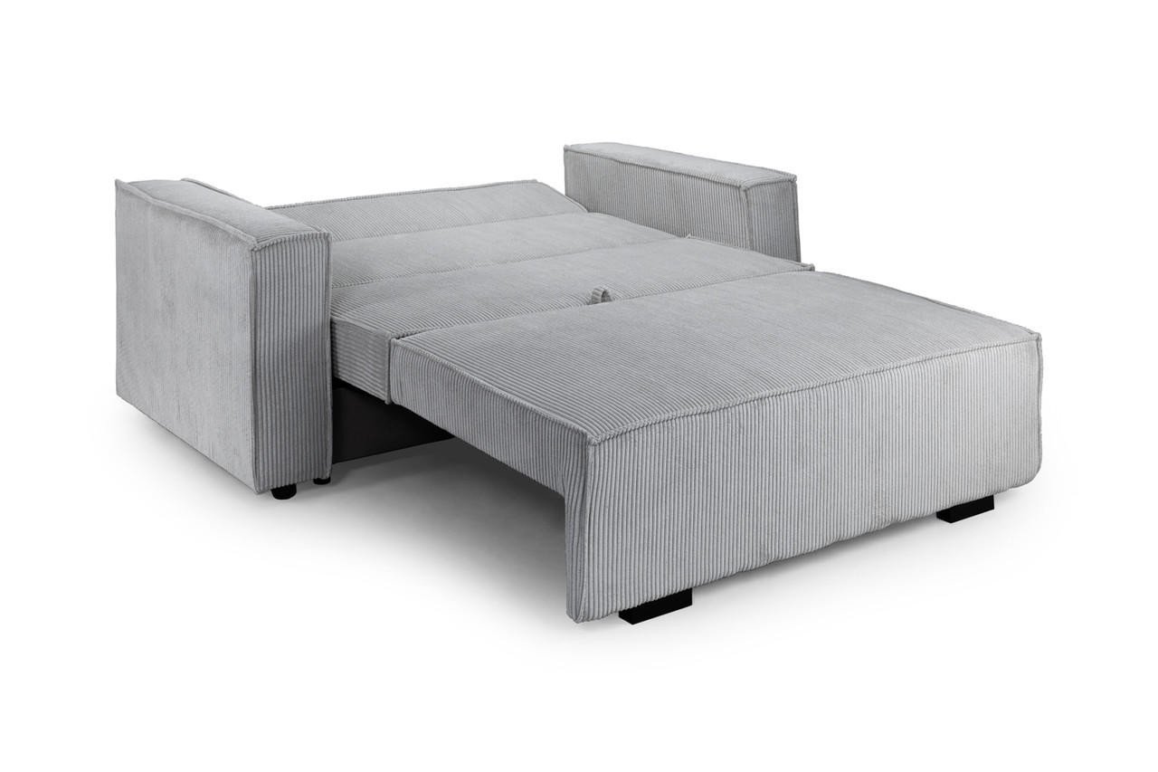 Lvalee Grey Fabric 2 Seater Sofa Bed - Image 2