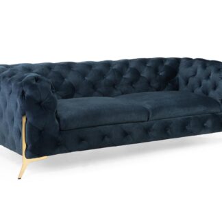 Casimir Chesterfield Deep Ocean 3 Seater Sofa