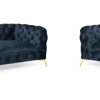 Casimir Chesterfield Deep Ocean 3+2 Sofa Set