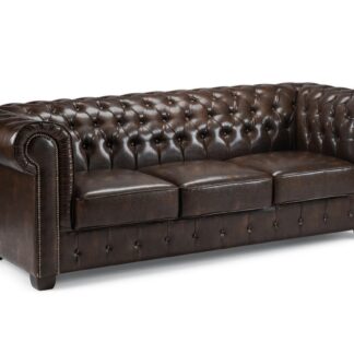 Mallow Antique Brown 3 Seater Sofa