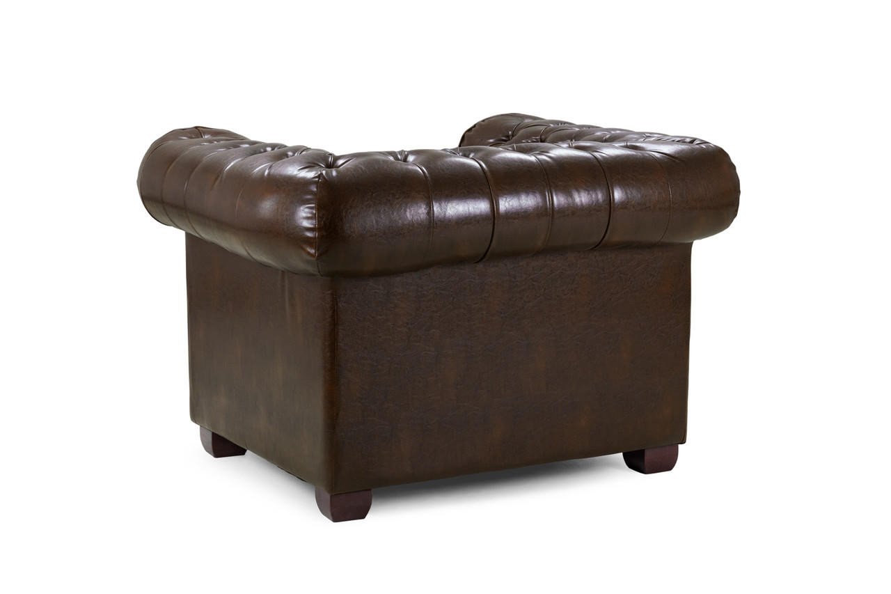 Mallow Antique Brown Armchair - Image 2