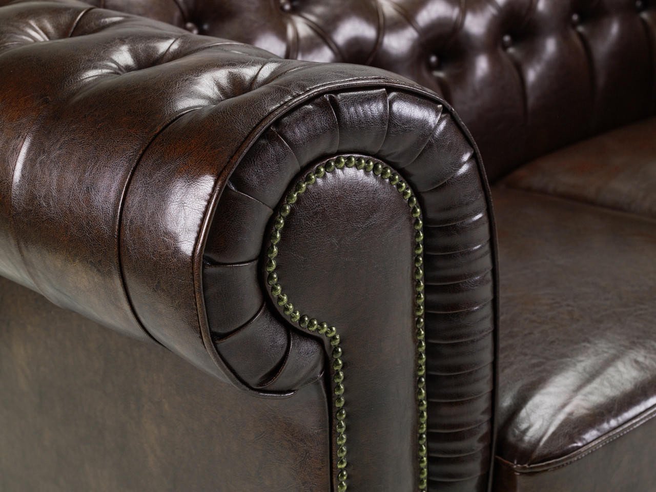 Mallow Antique Brown Armchair - Image 5