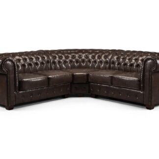 Mallow Antique Brown Large Corner Sofa