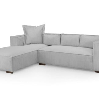 Lawson Grey Fabric Left Hand Facing Corner Sofa