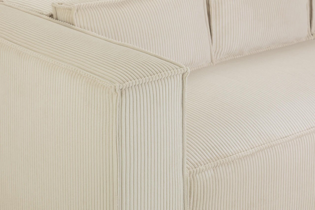 Lawson Natural Fabric Right Hand Facing Corner Sofa - Image 5