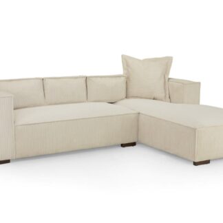 Lawson Natural Fabric Right Hand Facing Corner Sofa