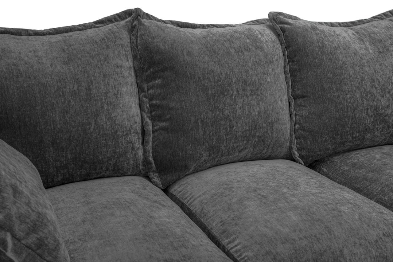 Dylan Grey Fabric Large Corner Sofa - Image 5