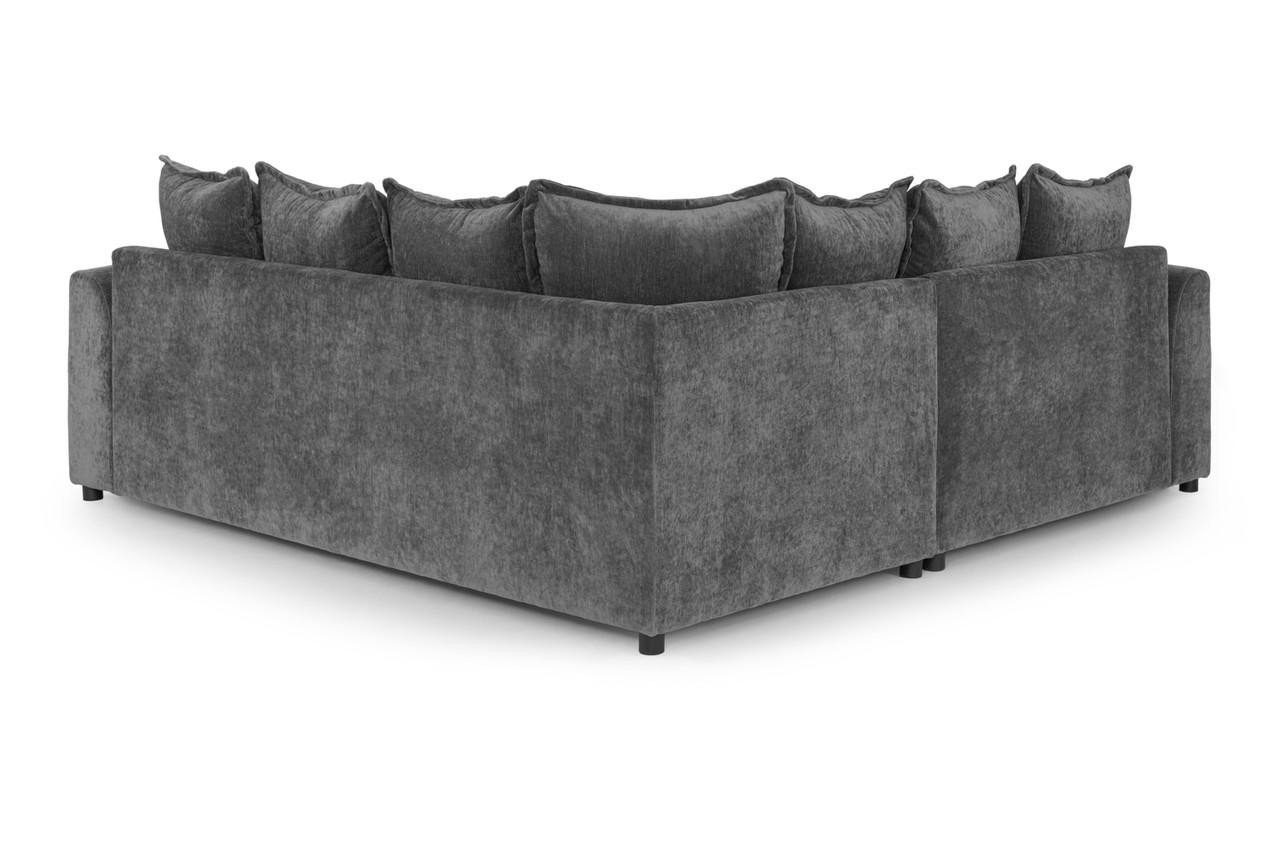 Dylan Grey Fabric Large Corner Sofa - Image 2
